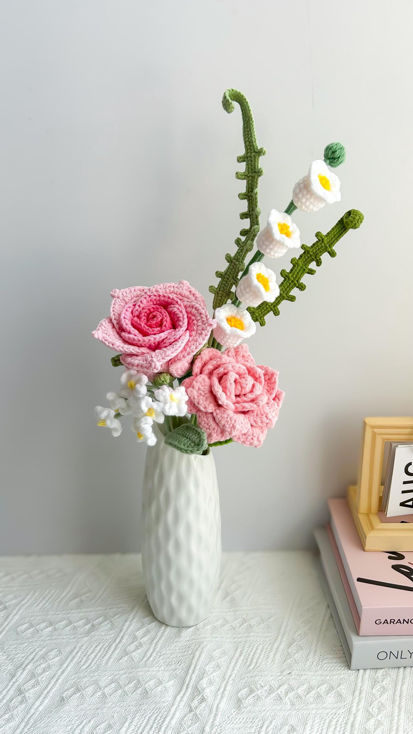 Handmade Crochet Flower Bouquet: Unique Floral Gift