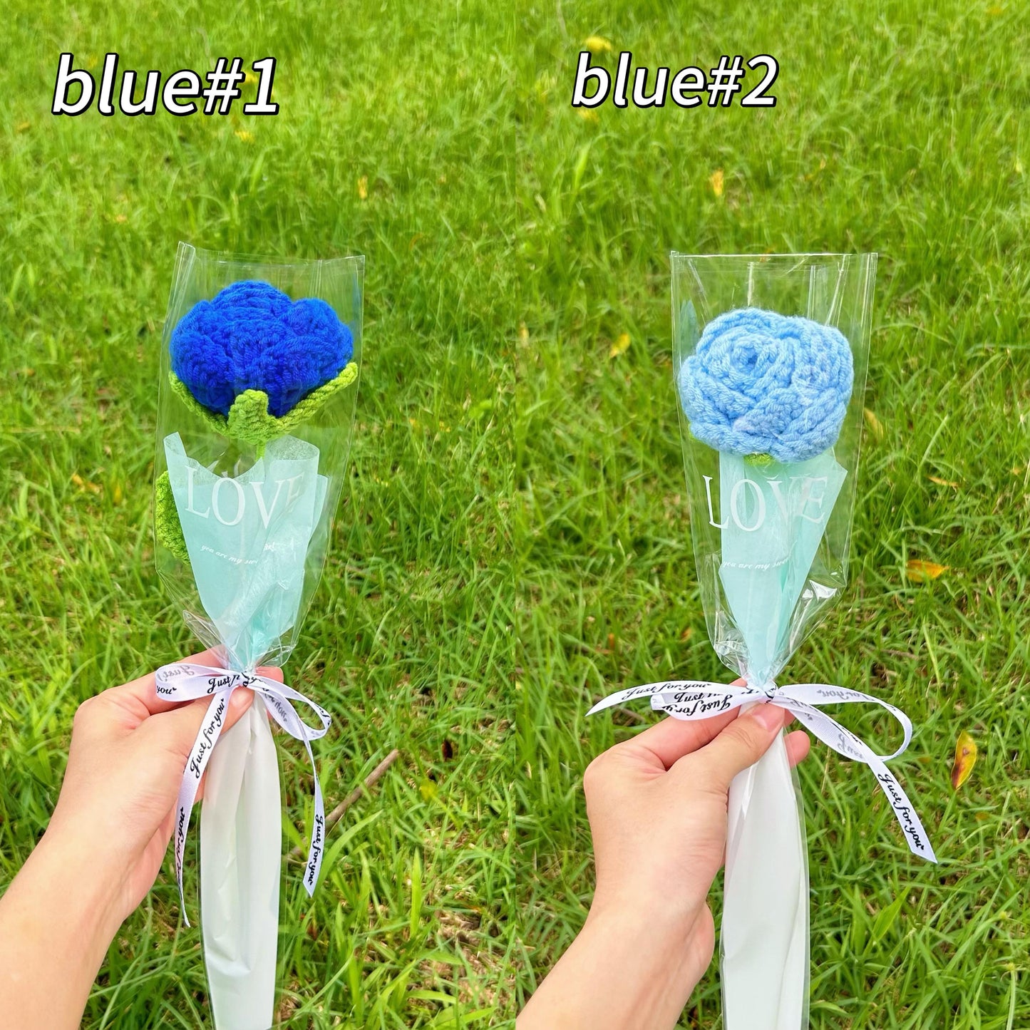 Crochet Rose Flower Bouquet,Handmade Flowers,Bridesmaid Gift,Birthday,Anniversary,Christmas gifts for Girlfriend,Daughter,Wife,Mother,Dad