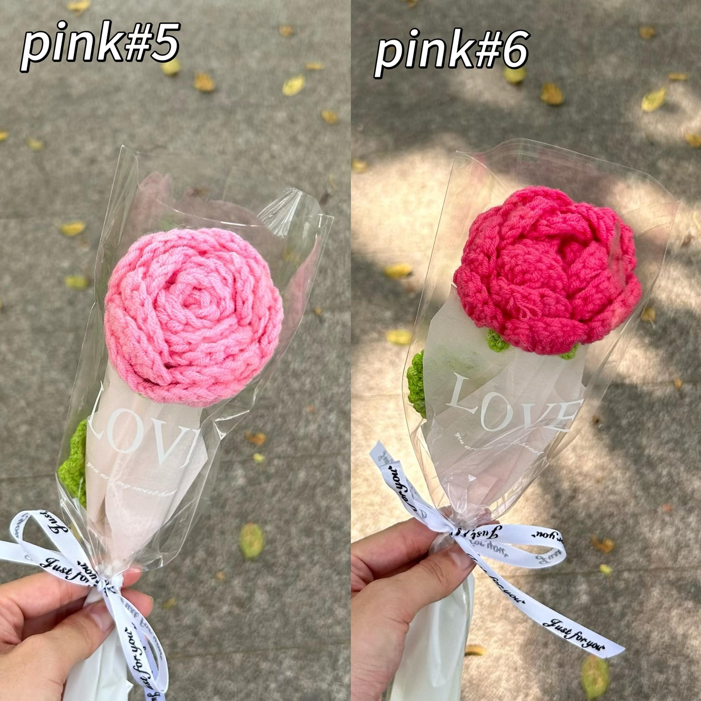 Crochet Rose Flower Bouquet,Handmade Flower,Color Small Bouquet,Birthday,Anniversary,Wedding Bridesmaids Gifts,Small Budget Gifts For Her