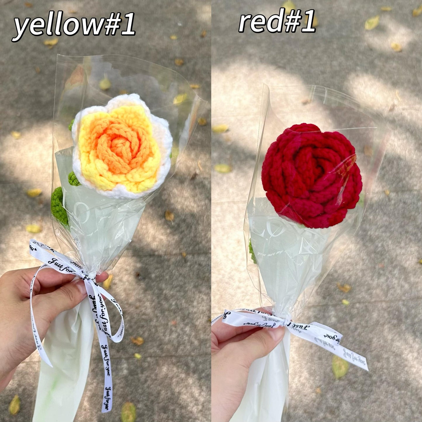 Crochet Rose Flower Bouquet,Handmade Flower,Color Small Bouquet,Birthday,Anniversary,Wedding Bridesmaids Gifts,Small Budget Gifts For Her