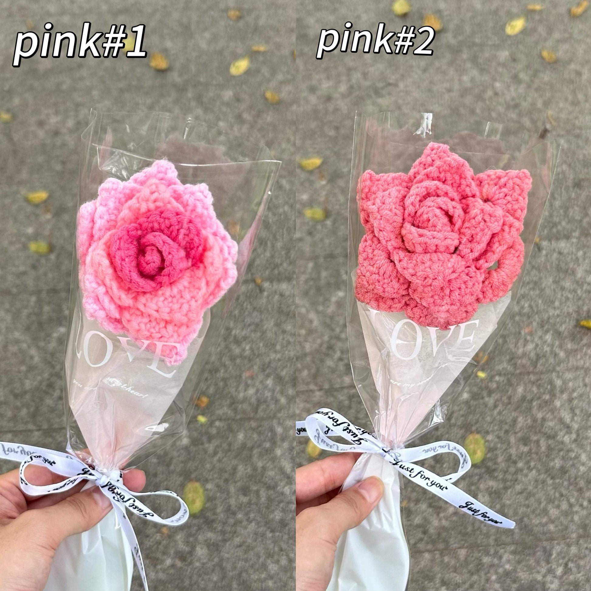 Crochet Rose Flower Bouquet,Handmade Flower,Color Small Bouquet,Birthday,Anniversary,Wedding Bridesmaids Gifts,Small Budget Gifts For Her